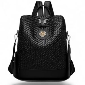 Mochila Vintage Antirrobo de PU para Dama
