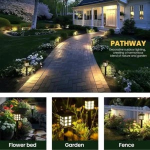 Farol Solar LED de Acero Inoxidable