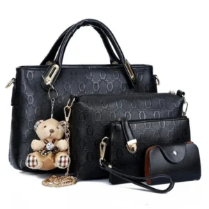 Set de 3 Bolsos con Diseño de Oso